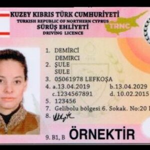 CYPRUS DRIVING LICENCE