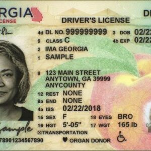 GEORGIA DRIVING LICENCE