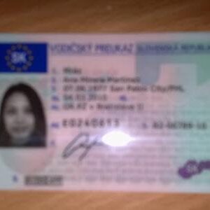 SLOVENIAN DRIVING LICENCE