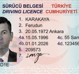TURKISH DRIVING LICENCE